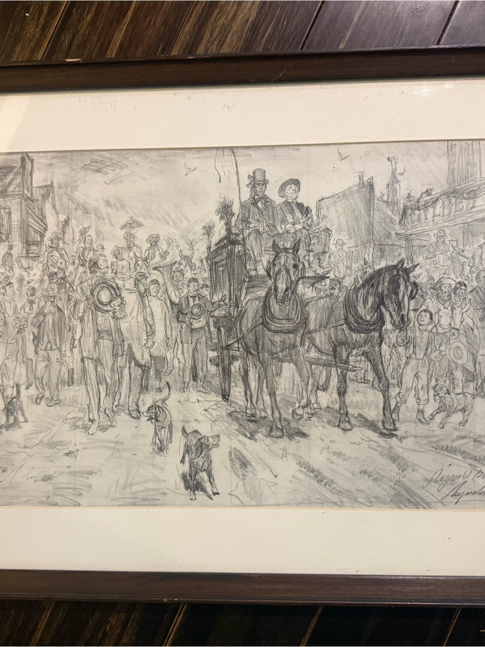 Framed Reynold Brown “Madam’s Funeral” Numbered limited edition Print 151/500